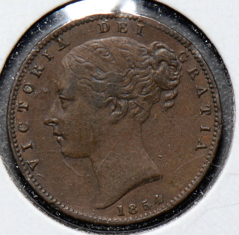 Great Britain 1854  Farthing  GR0214 combine shipping