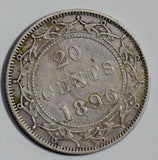 Canada 1896 20 Cents silver  CA0232 combine shipping