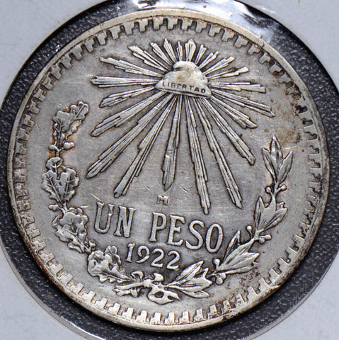 Mexico 1922  Peso    M0127  combine shipping