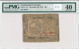 PM0093 November 29, 1775 Continental Currency $6 PMG XF40 Fr#CC-16 combine shipp