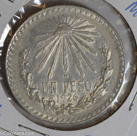 Mexico 1926 Peso silver  M0317 combine shipping