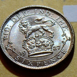 Great Britain I 1927 6 Pence  GR0125 combine shipping