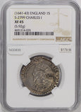 Great Britain 1641 ~3 Shilling silver NGC XF45 S-2799 Charles I NG0835 combine s