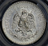 PC0125 Mexico 1932 M Peso silver cap and rays PCGS AU58