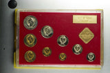 1977 soviet USSR mint set with yellow cover proof like