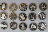 Unicef International Year of the Child proof Set 1979 ~81 29 coins silver no Chi