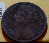 Great Britain H 7G OBV REV G 1874 Penny  GR0034 combine shipping