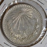 Mexico 1923 Peso silver  M0319 combine shipping