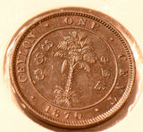 C0044 Ceylon 1870  Cent   combine shipping