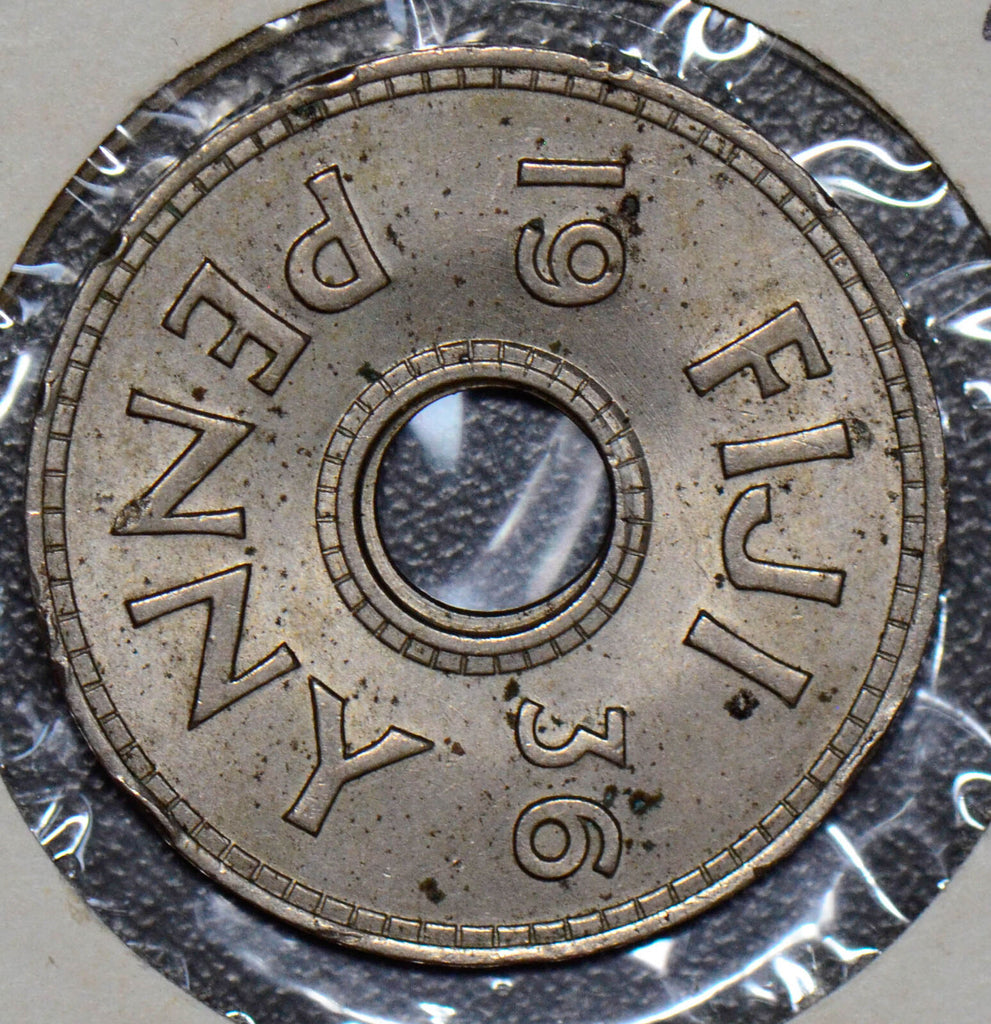 Fiji 1936 Penny 35 190097 combine shipping