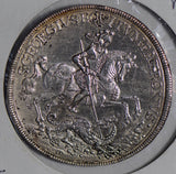 German States  Medal silver Mansfield Bornstedt George slaying dragon BU0367 com