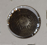 Demerary & Essequibo 1809 1/4 Gulden silver counterstamped 4 E0084 combine shipp