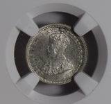 Hong Kong 1932 5 Cents silver NGC MS63 NG0820 combine shipping