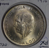 Mexico 1956 5 Pesos silver BU M0216 combine shipping