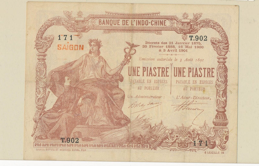French Indo China 1891  Piastre  34b combine shipping RC0069 combine shipping