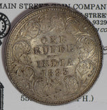 British India 1893 Rupee silver Lustrous I0371 combine shipping