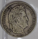 France 1834 5 Francs silver  F0175 combine shipping