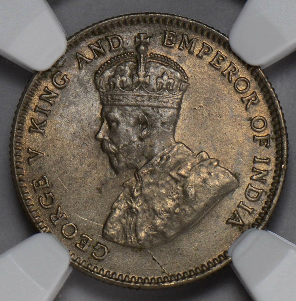 NG0193 Hong Kong 1935  10 Cents NGC MS 64 combine shipping
