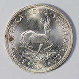 South Africa 1964 50 Cents silver GEM UNC lustrous S0189 combine shipping