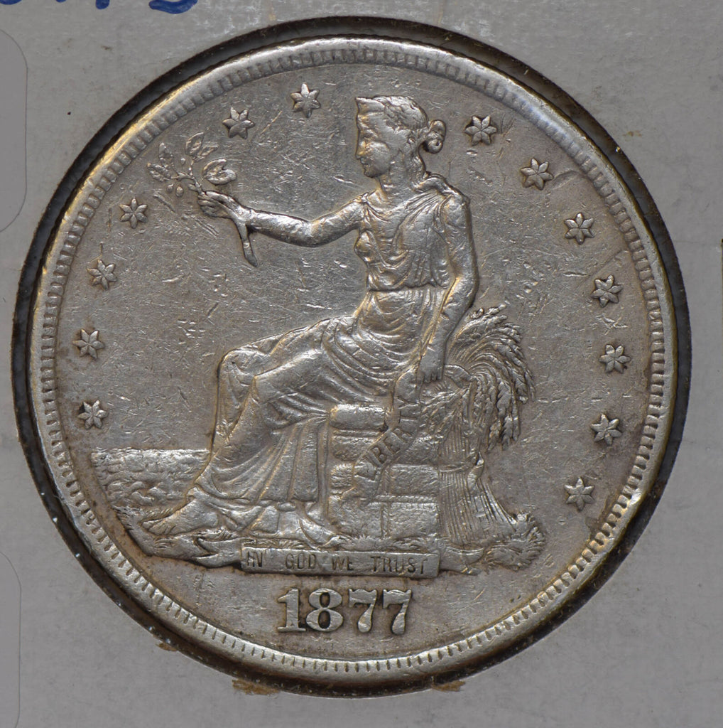 1877 S Trade Dollar silver  U0080 combine shipping