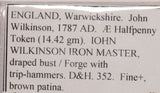Great Britain 1787  1/2 Penny  warwickshire conder D&H352 halfpenny GR0183 combi