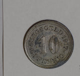 German States 1917 Notgeld 10 Pfennig  GE0133 combine shipping