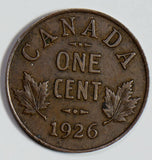 Canada 1926 Small Cent  CA0262 combine shipping