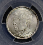 China 1929 20 Cents silver PCGS MS65 Kwangtung rare in this garde PC0211 combine