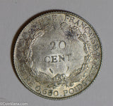 French Indo china 1922 20 Cents silver  F0180 combine shipping