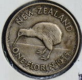 New Zealand 1935 Florin silver  N0102 combine shipping