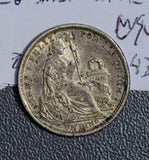 Peru 1916 Dinero silver small date P0177 combine shipping