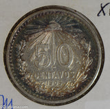 Mexico 1905 50 Centavos silver  M0282 combine shipping