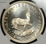 NG0292 South Africa 1964  50 Cents NGC PF 66 proof rare in this grade combine sh