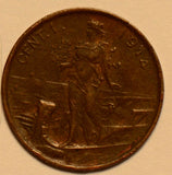 Italy 1914  Cent  centesimi I0185 combine shipping