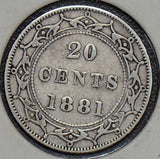 Canada 1881 20 Cents silver  CA0194 combine shipping