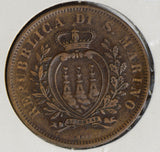 San Marino 1875 10 Centesimi  S0220 combine shipping