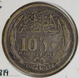 Egypt 1916 10 Piastres silver  E0085 combine shipping