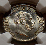 1869C Germany Prussia 1 Groschen NGC MS 64 NG0032 combine shipping