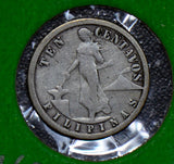 Philippines 1917 10 Centavos silver  190149 combine shipping