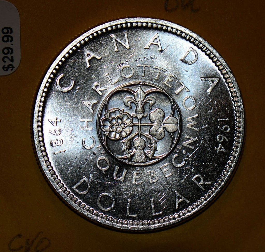 Canada  1964 Dollar BU CA0030 combine shipping