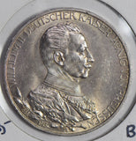 German States 1913 A prussia 3 Mark silver  GE0114 combine shipping