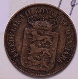 D0040 Danish West Indies 1859  Cent combine shipping
