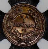 NG0349 Honduras 1939 Cent NGC MS65