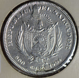 El Salvador 1904 Peso silver  E0100 combine shipping