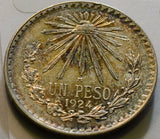 Mexico  1924 Peso  Eagle M0019 combine shipping
