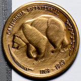 1969  Medal  california bicentennial U0033 combine shipping