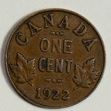 Canada 1922 Small Cent  CA0369 combine shipping