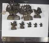 China 1800 ~1900 Siamese Thai Burmese opium weight set 8 pieces BU0383 combine s