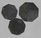 German States 1917 ~24 berlin Max Kray & Co  5/10/50 Pfennig  GE0127 combine shi