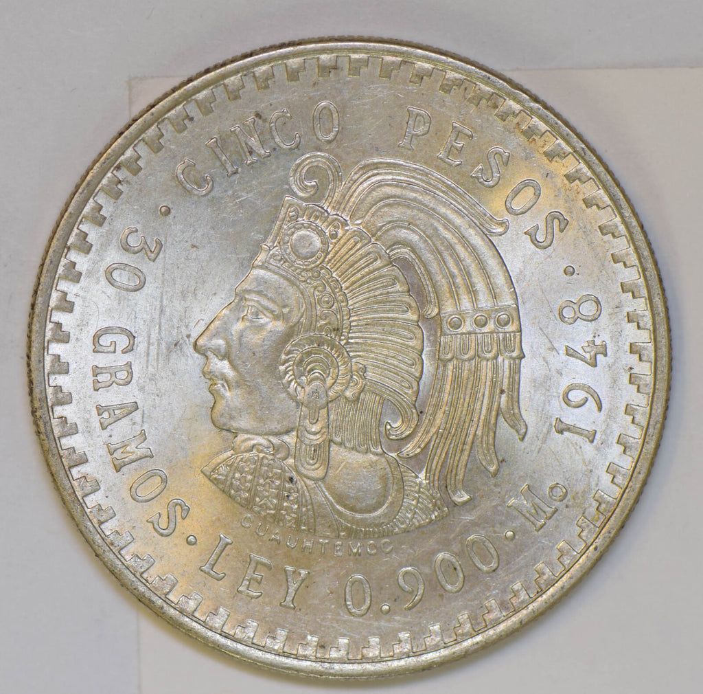 Mexico 1948 5 Pesos  BU0332 combine shipping